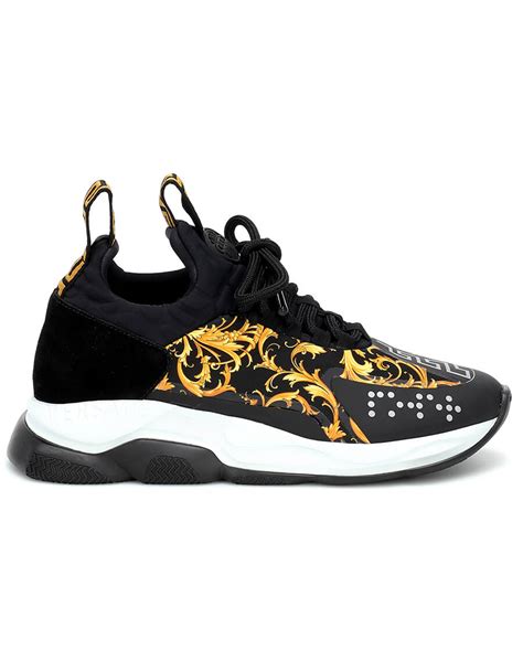 sneakers cross chainer versace|authentic versace chain reaction sneakers.